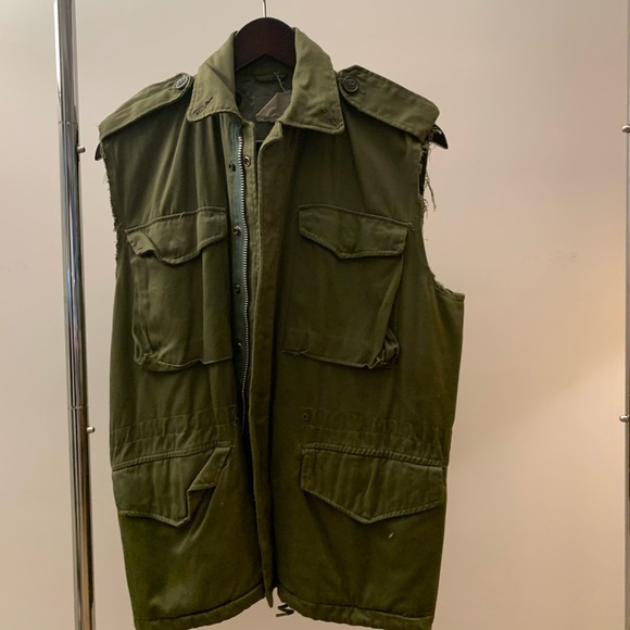 Vintage Army Vest - Picture 3 of 5